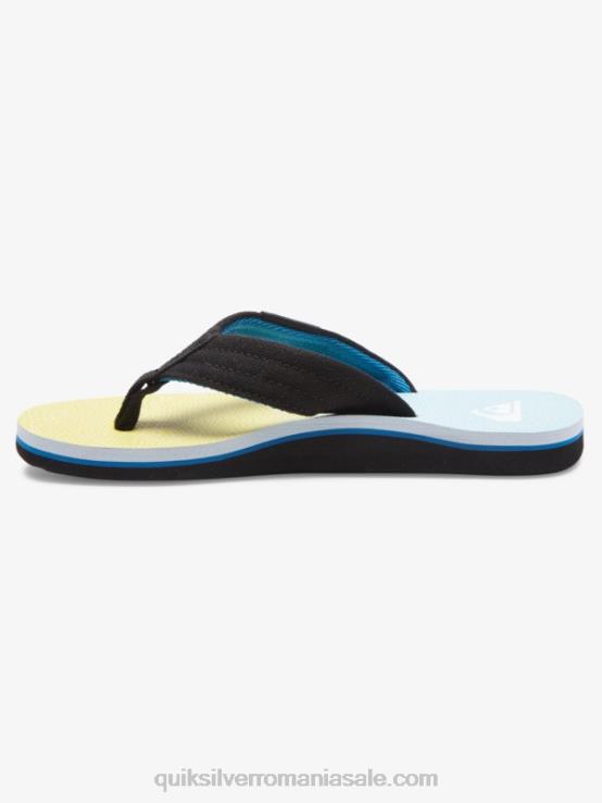 albastru/galben 8-16 molokai layback pentru tineret sandale de bază XT6B2252 băieți Quiksilver