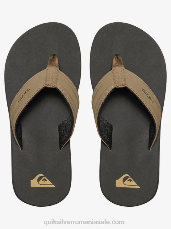 bronz - solid 8-16 sandale cu cheie de maimuță XT6B2284 băieți Quiksilver