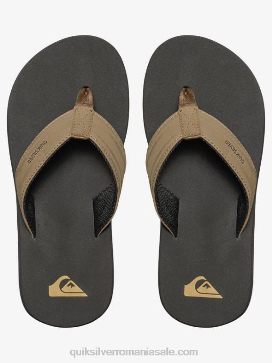bronz - solid 8-16 sandale cu cheie de maimuță XT6B2284 băieți Quiksilver