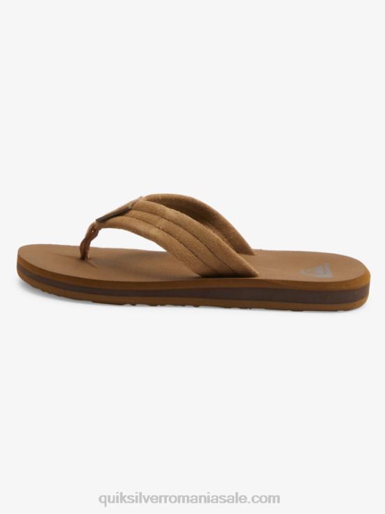 bronzat 1 8-16 sandale carver din piele intoarsa XT6B2092 băieți Quiksilver