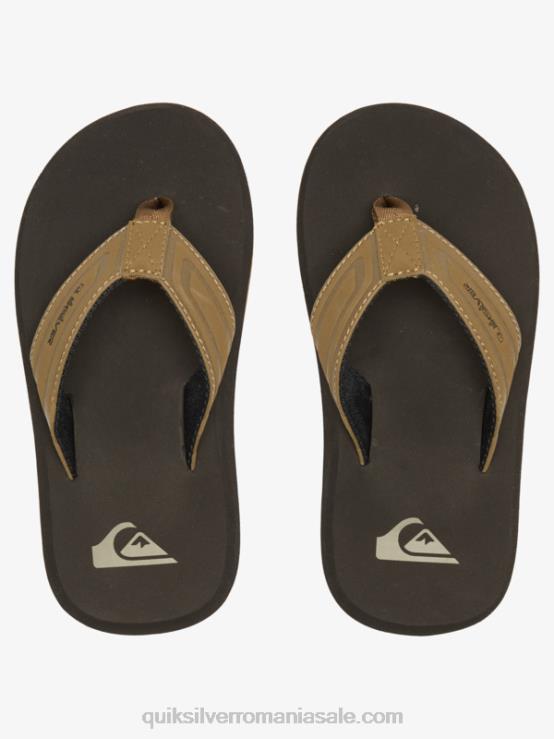 bronzat 1 8-16 sandale cu cheie de maimuță XT6B2182 băieți Quiksilver