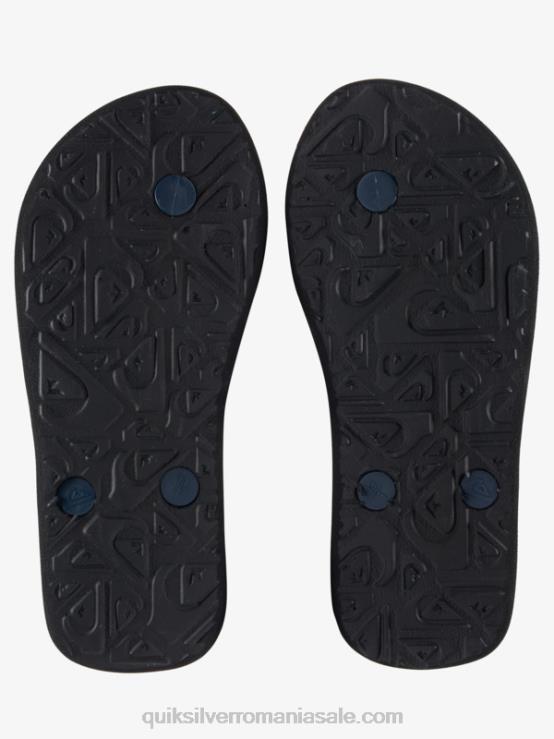 gri inchis 8-16 șlapi molokai XT6B2028 băieți Quiksilver