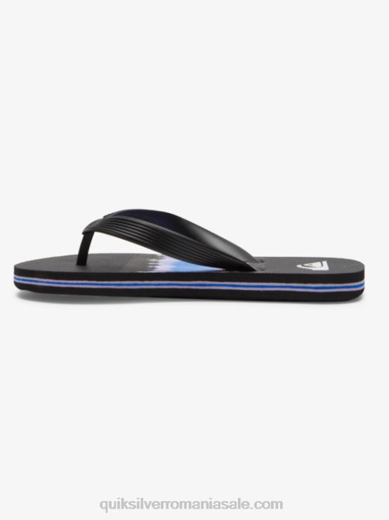 negru 8-16 șlapi molokai XT6B2023 băieți Quiksilver