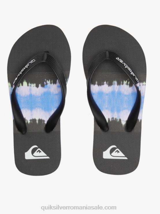 negru 8-16 șlapi molokai XT6B2023 băieți Quiksilver