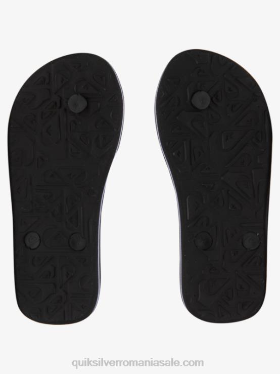 negru 8-16 șlapi molokai XT6B2023 băieți Quiksilver