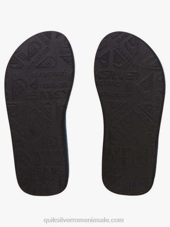 negru 8-16 molokai layback pentru tineret sandale de bază XT6B2254 băieți Quiksilver