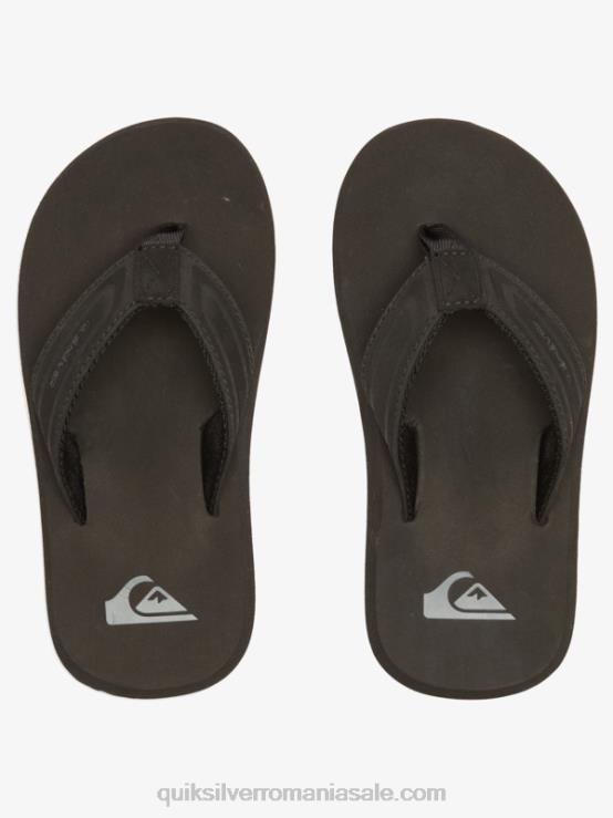 negru 8-16 sandale cu cheie de maimuță XT6B2181 băieți Quiksilver