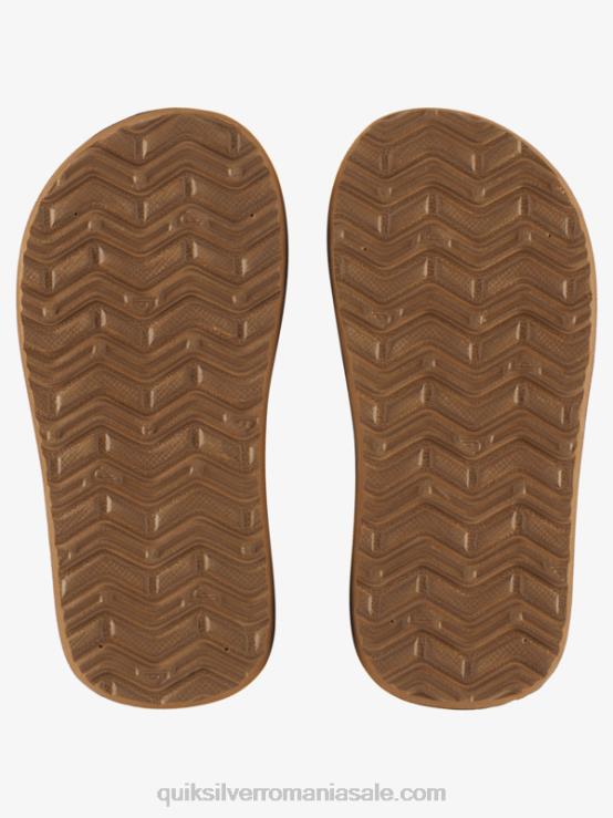 negru 8-16 sandale cu cheie de maimuță XT6B2181 băieți Quiksilver