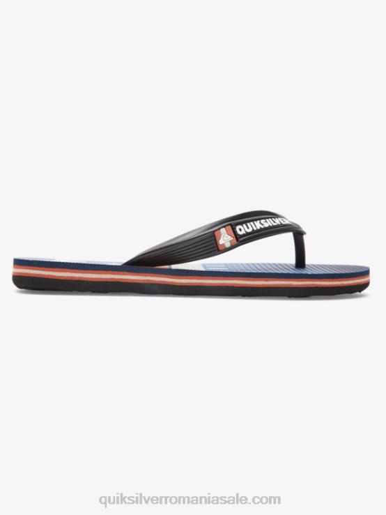 negru/albastru 8-16 șlapi molokai XT6B2030 băieți Quiksilver