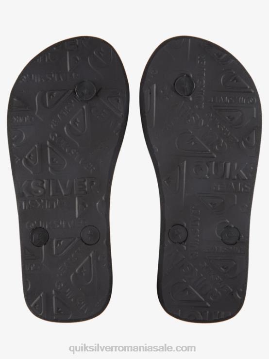 negru/albastru 8-16 șlapi molokai XT6B2030 băieți Quiksilver