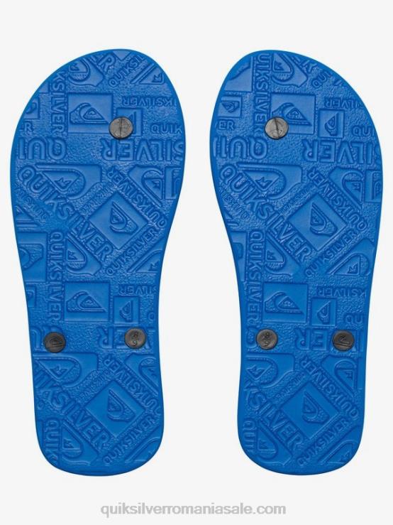 negru/albastru 8-16 șlapi molokai XT6B2107 băieți Quiksilver