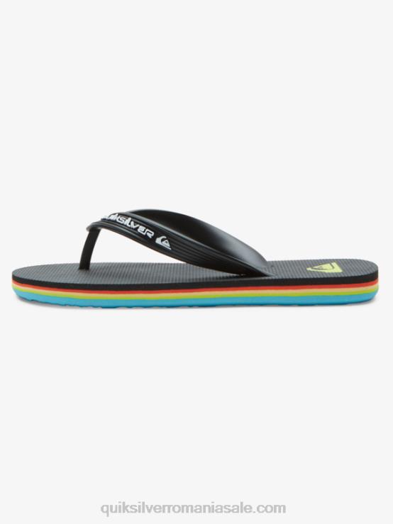 negru Șlapi cu 8-16 molokai core XT6B2169 băieți Quiksilver