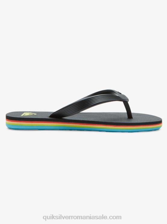 negru Șlapi cu 8-16 molokai core XT6B2169 băieți Quiksilver
