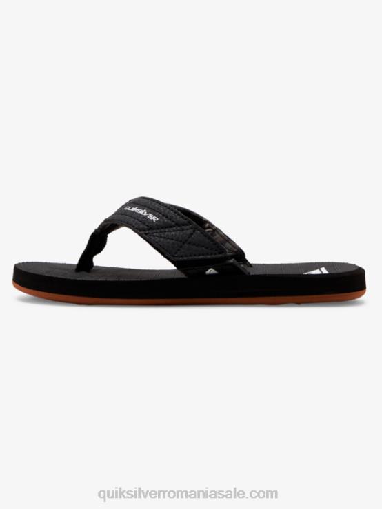 negru/maro 8-16 sandale carver switch XT6B2210 băieți Quiksilver