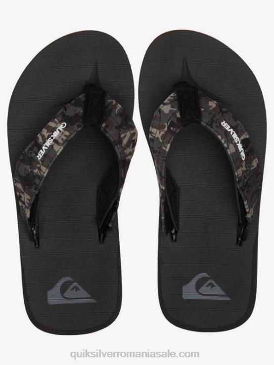 negru/maro 8-16 sandale carver switch XT6B2210 băieți Quiksilver