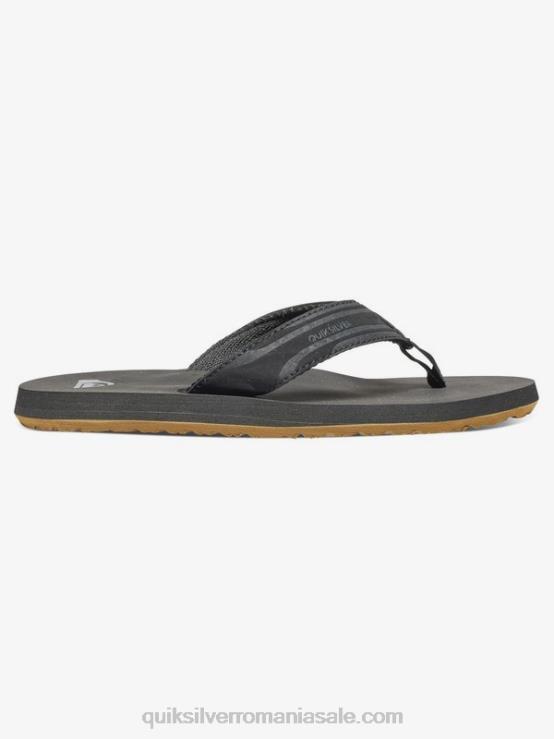 negru/maro 8-16 sandale cu cheie de maimuță XT6B2285 băieți Quiksilver