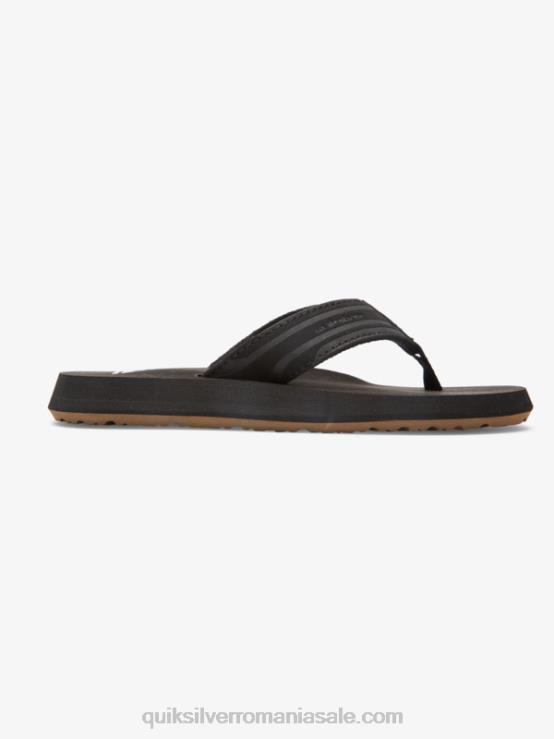 negru/maro 8-16 sandale cu cheie de maimuță XT6B2285 băieți Quiksilver