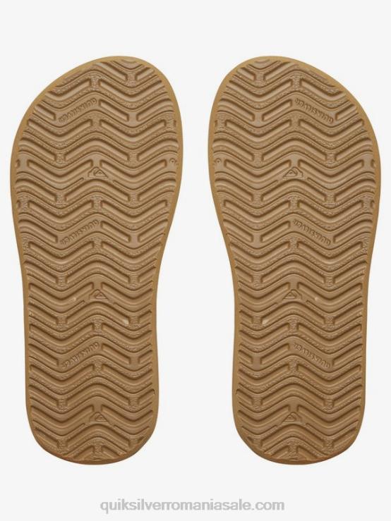 negru/maro 8-16 sandale cu cheie de maimuță XT6B2285 băieți Quiksilver