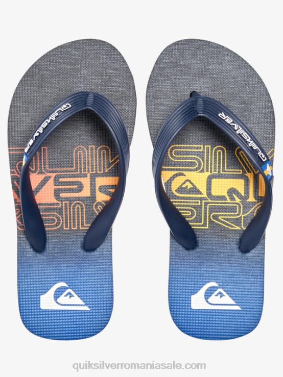 negru/portocaliu 8-16 șlapi molokai XT6B2027 băieți Quiksilver