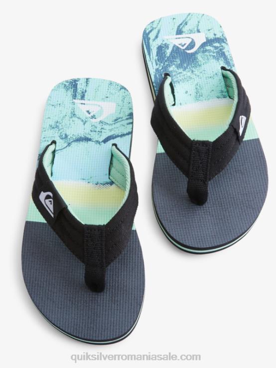 verde 1 8-16 molokai layback pentru tineret sandale de bază XT6B2249 băieți Quiksilver