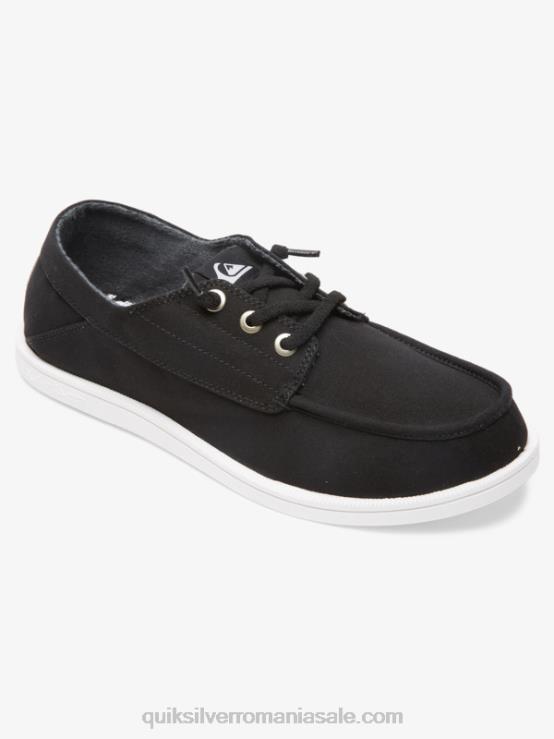 alb negru pantofi dragați de port XT6B1884 bărbați Quiksilver