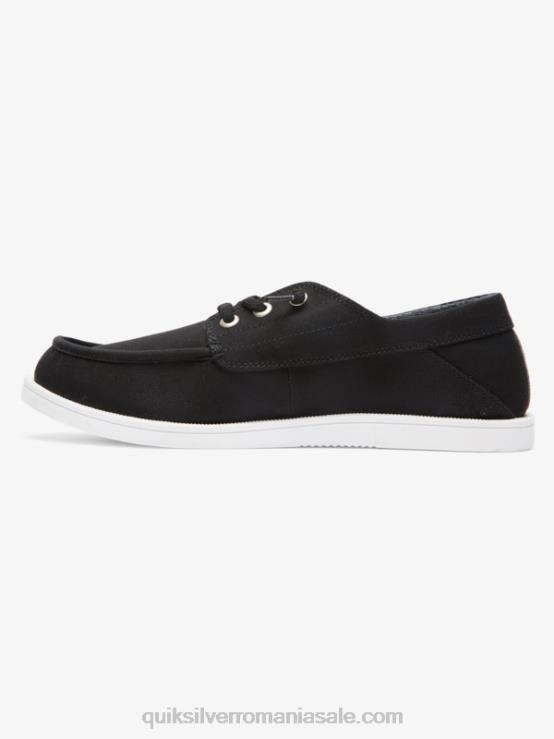 alb negru pantofi dragați de port XT6B1884 bărbați Quiksilver