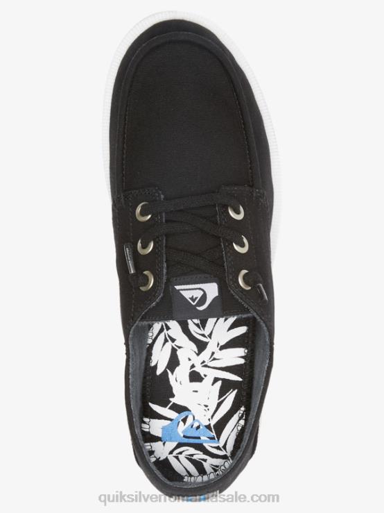 alb negru pantofi dragați de port XT6B1884 bărbați Quiksilver