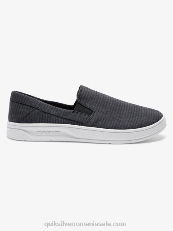 negru pantofi slip-on harbour wharf XT6B1288 bărbați Quiksilver