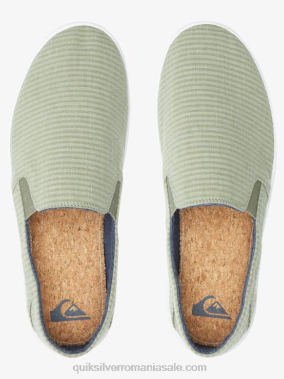 verde 1 pantofi slip-on harbour wharf XT6B1289 bărbați Quiksilver