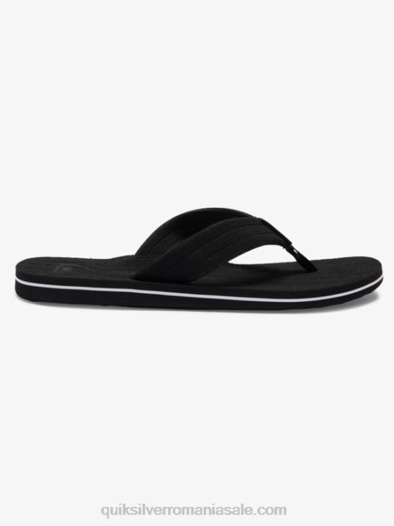 alb negru sandale molokai layback XT6B1249 bărbați Quiksilver