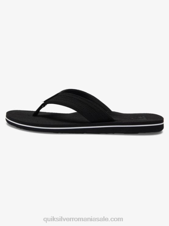 alb negru sandale molokai layback XT6B1249 bărbați Quiksilver