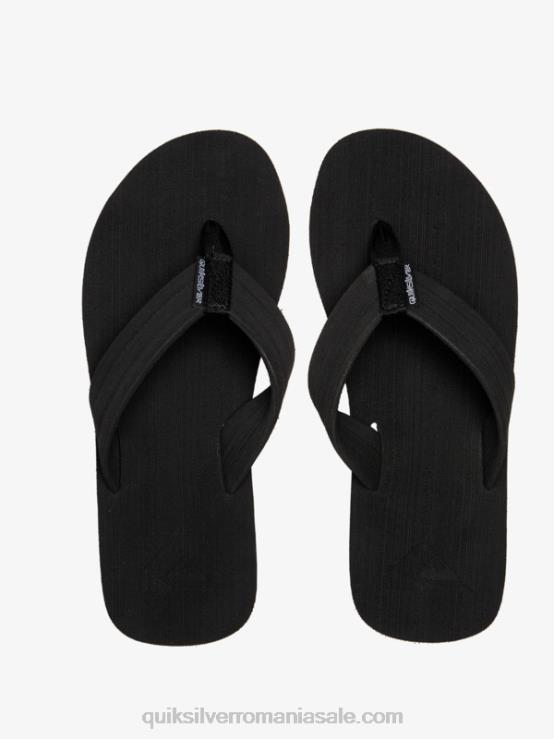 alb negru sandale molokai layback XT6B1249 bărbați Quiksilver
