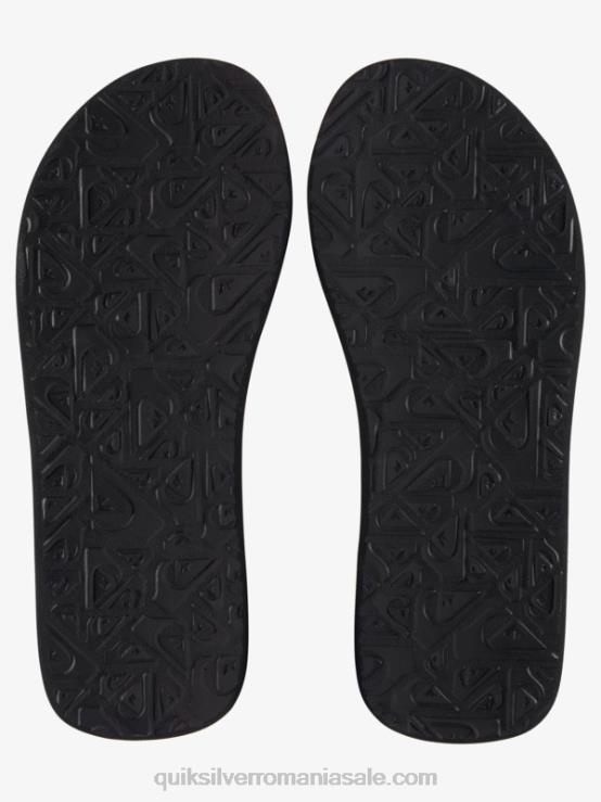 alb negru sandale molokai layback XT6B1249 bărbați Quiksilver