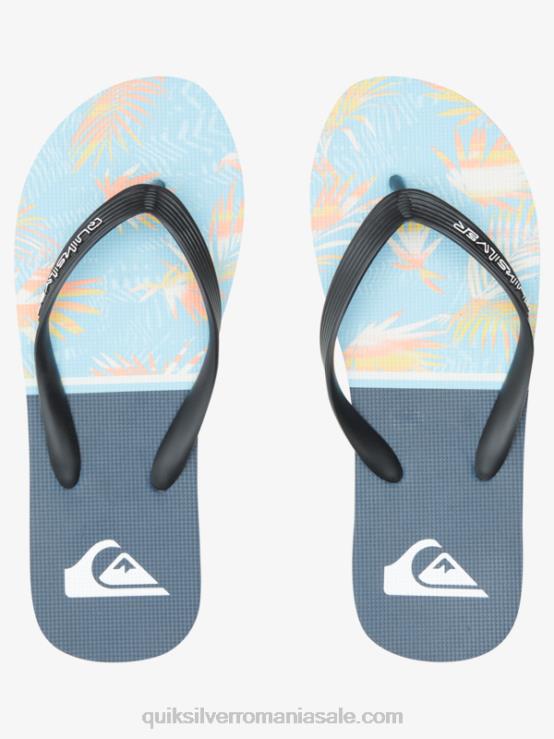 albastru 1 flip-flops molokai division XT6B1638 bărbați Quiksilver