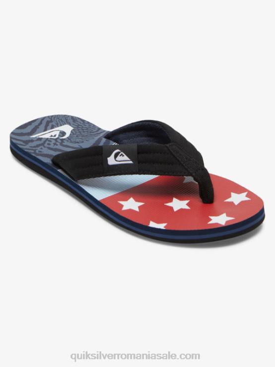 albastru 1 sandale molokai layback XT6B497 bărbați Quiksilver