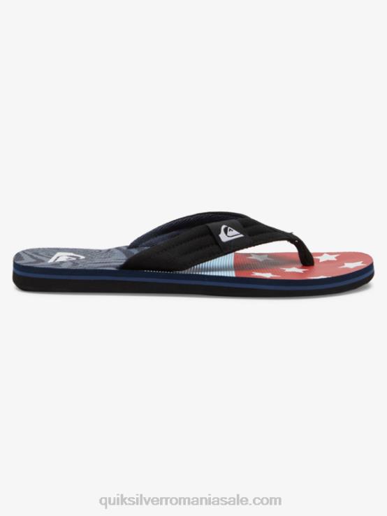 albastru 1 sandale molokai layback XT6B497 bărbați Quiksilver