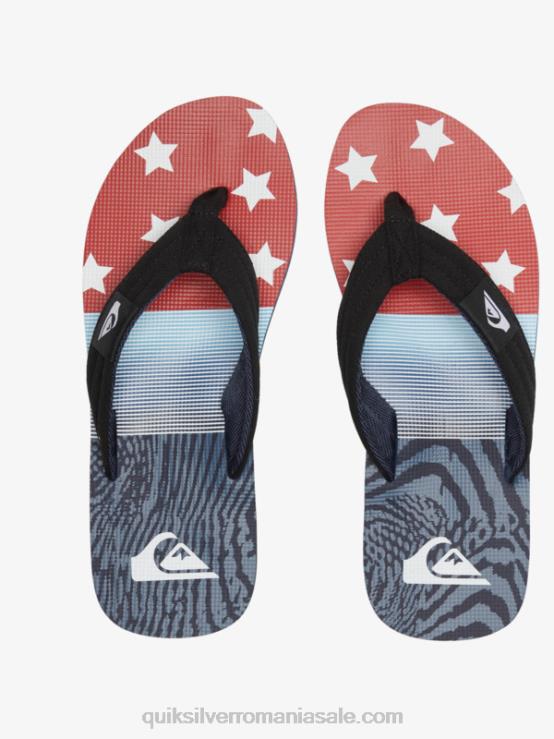 albastru 1 sandale molokai layback XT6B497 bărbați Quiksilver