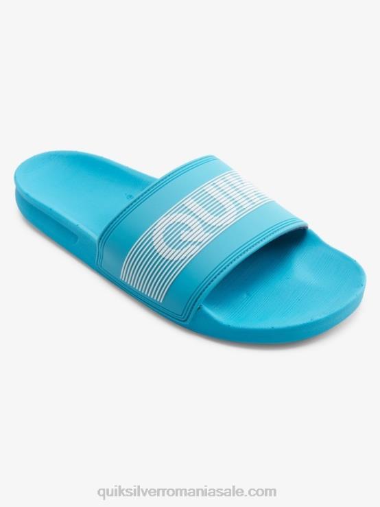 albastru 1 sandale rivi wordmark slider XT6B692 bărbați Quiksilver