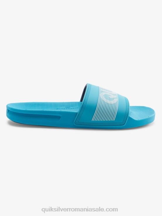 albastru 1 sandale rivi wordmark slider XT6B692 bărbați Quiksilver