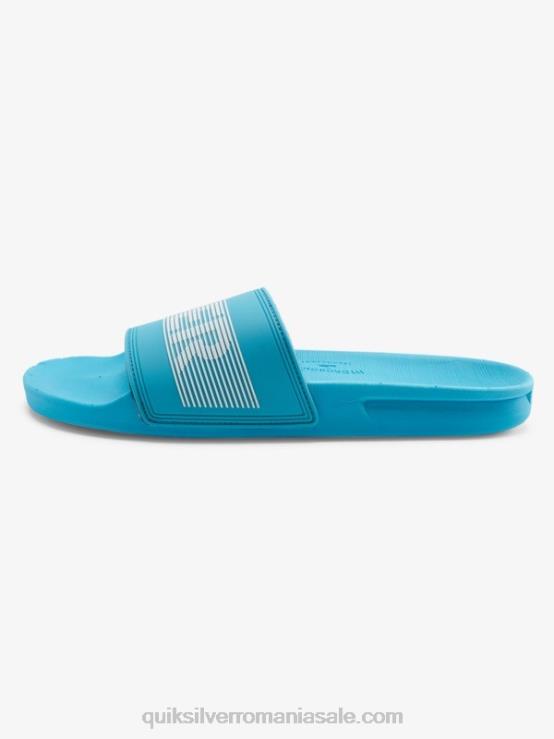 albastru 1 sandale rivi wordmark slider XT6B692 bărbați Quiksilver