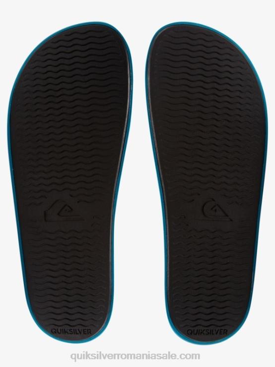 albastru 1 sandale rivi wordmark slider XT6B692 bărbați Quiksilver