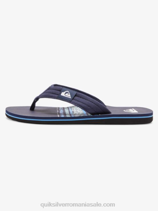 albastru 2 sandale molokai layback XT6B492 bărbați Quiksilver