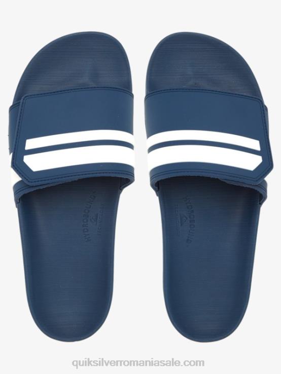 albastru alb glisoare de reglare al glisării rivi XT6B1017 bărbați Quiksilver