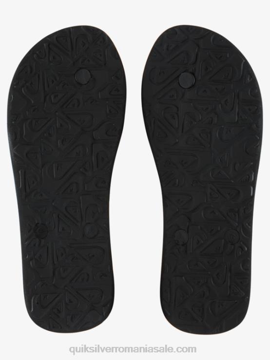 albastru gri flip-flops cu panou molokai XT6B573 bărbați Quiksilver