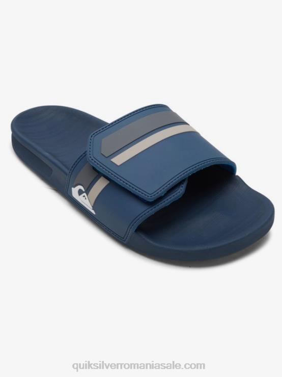 albastru gri glisoare de reglare al glisării rivi XT6B1018 bărbați Quiksilver
