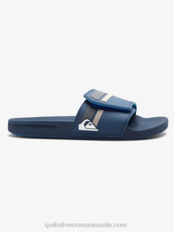 albastru gri glisoare de reglare al glisării rivi XT6B1018 bărbați Quiksilver