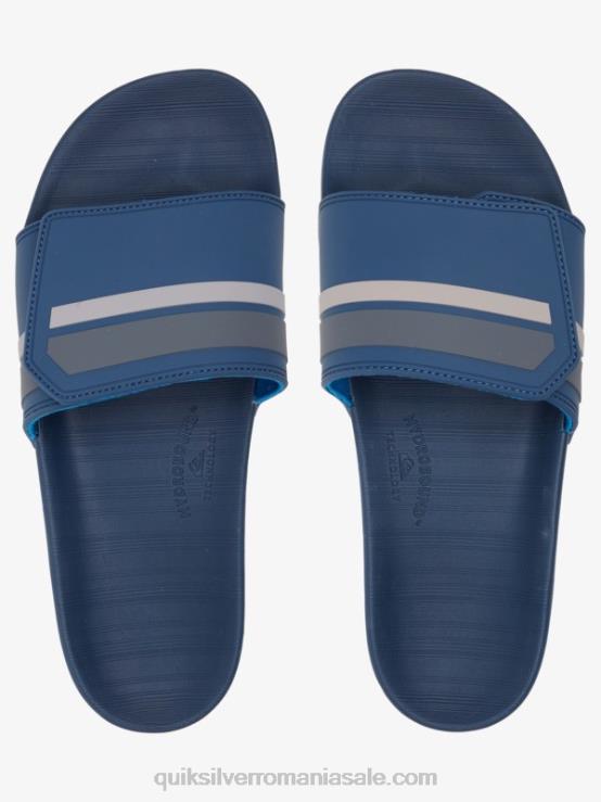 albastru gri glisoare de reglare al glisării rivi XT6B1018 bărbați Quiksilver