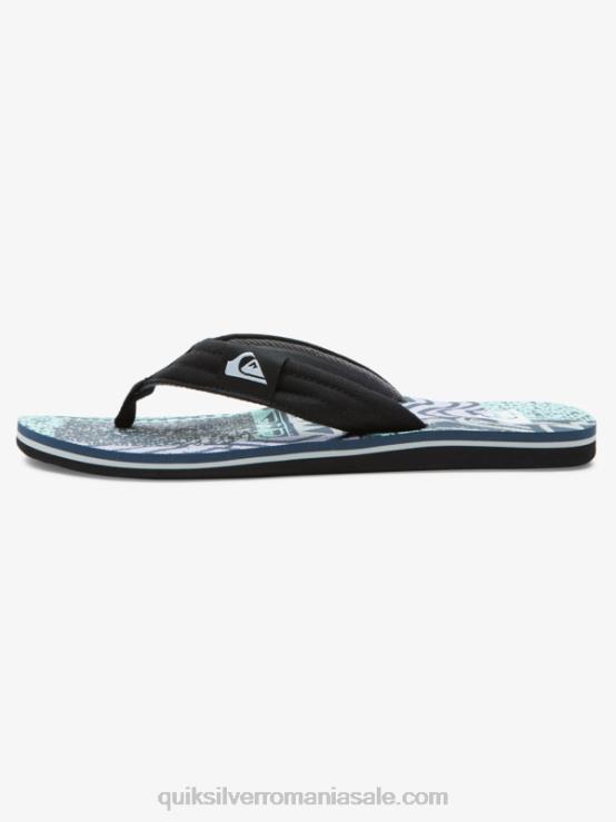 albastru gri sandale molokai layback XT6B504 bărbați Quiksilver