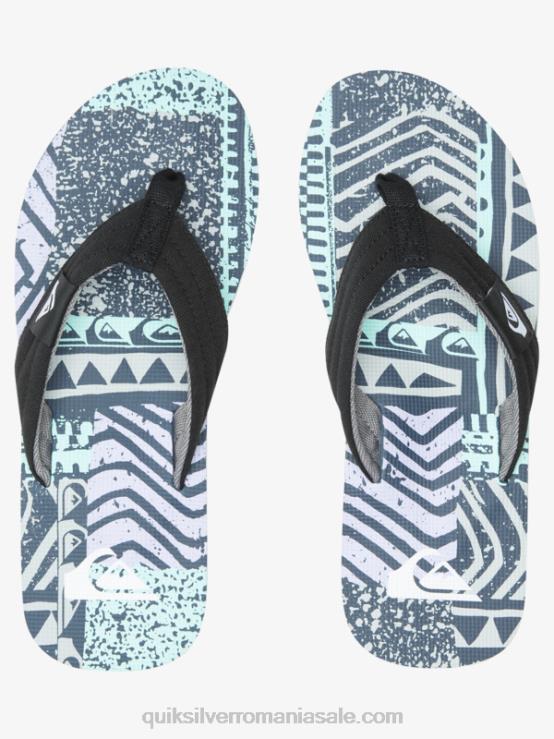 albastru gri sandale molokai layback XT6B504 bărbați Quiksilver