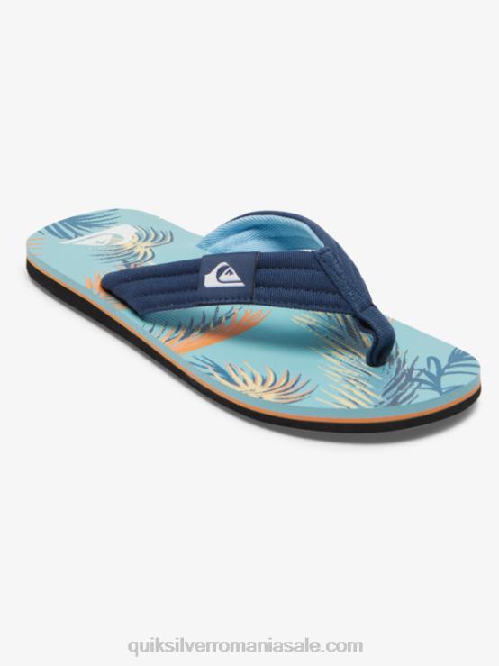 albastru/negru/galben sandale molokai layback XT6B498 bărbați Quiksilver